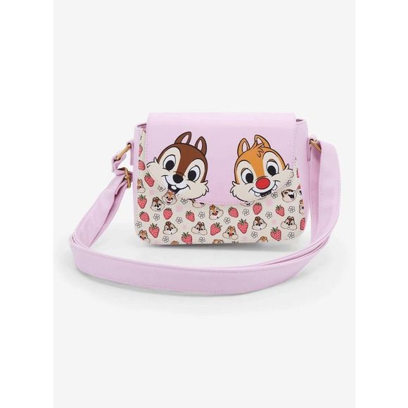 Loungefly Handbags - Loungefly Disney Chip 'N' Dale Strawberries Crossbody Bag